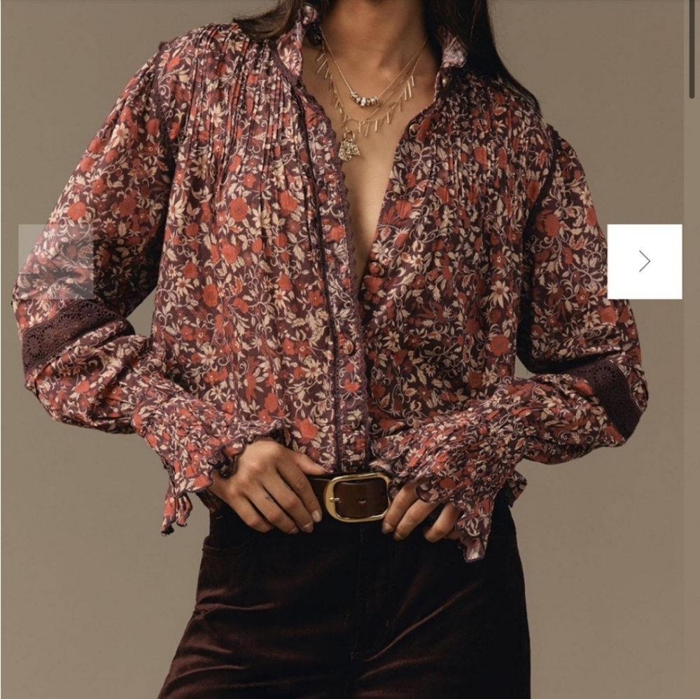 Floral Print Women's Top